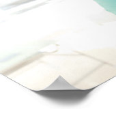 Poster Perte de poids réussie. Bonne femme pesant (Coin)