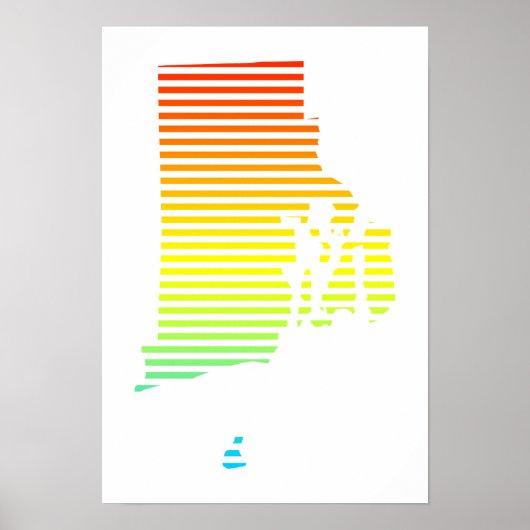 Poster perte de refroidissement de l'île rhode (Devant)