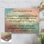 Poster Perte d'un beagle