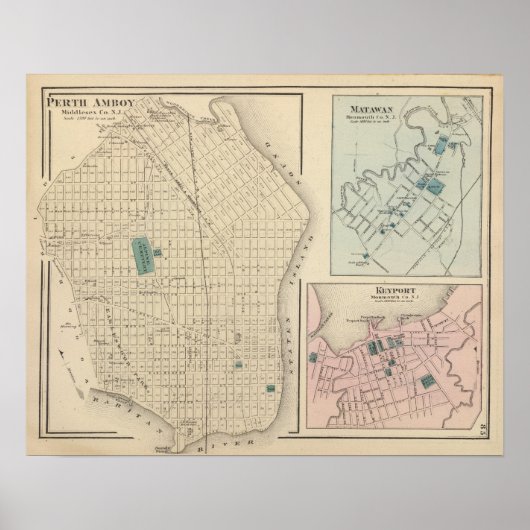 Poster Perth Amboy, NJ (Devant)