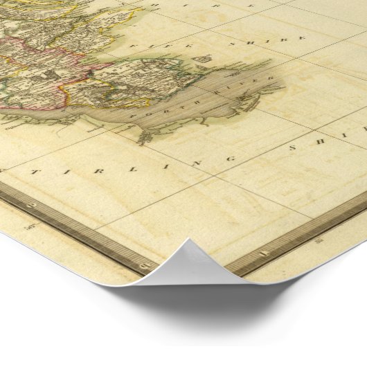 Poster Perthshire du sud-est (Coin)