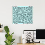 Poster Perturbé (Bureau à domicile)