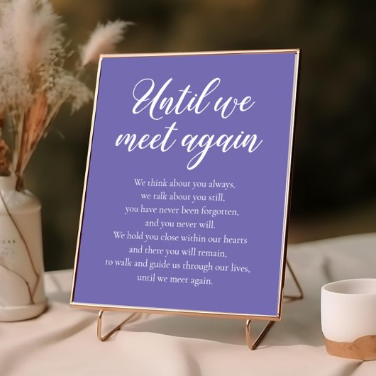 Poster Pervenche Jusqu'à Ce Que Nous Nous Rencontrons À N