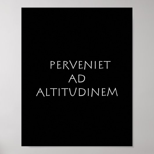 Poster Perveniet ad altitudinem (Devant)