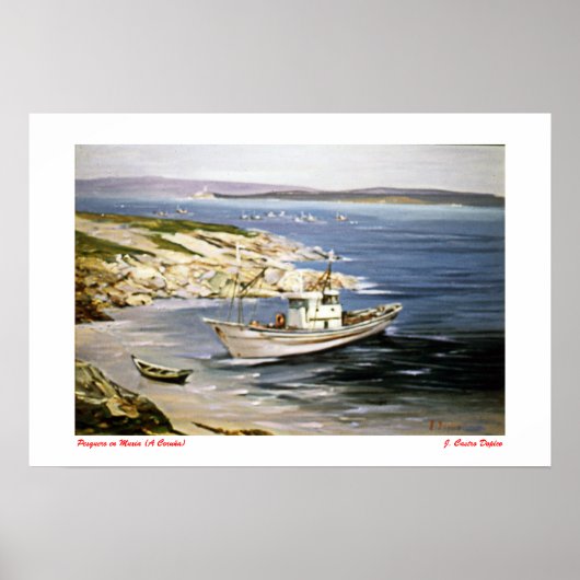 Poster Pesquero en Muxía (La Corogne) (Devant)