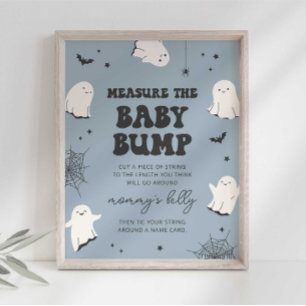 Poster Pet Boo Mesurez le Ventre de Bébé Panneau de Baby