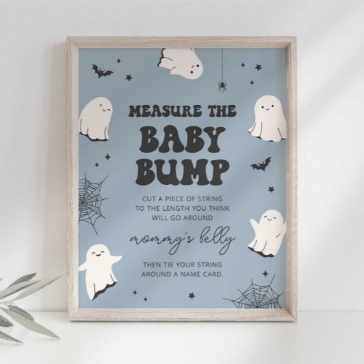 Poster Pet Boo Mesurez le Ventre de Bébé Panneau de Baby