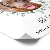 Poster Pet Mariage Barre de chien Signature Boire Photo p (Coin)