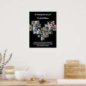 Poster Pet Memorial Gift Perte d'animal de compagnie Cust (Cuisine)