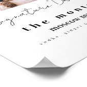 Poster Pet Signature Boire avec photo (Coin)