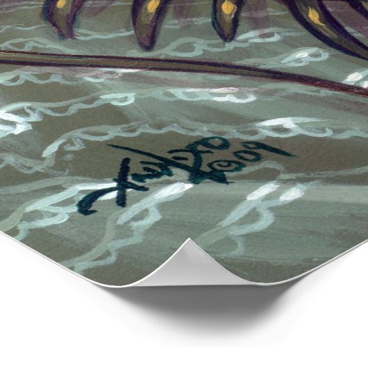 Poster Pet Trilobite imaginaire bas-fond Art Imprimer (Coin)