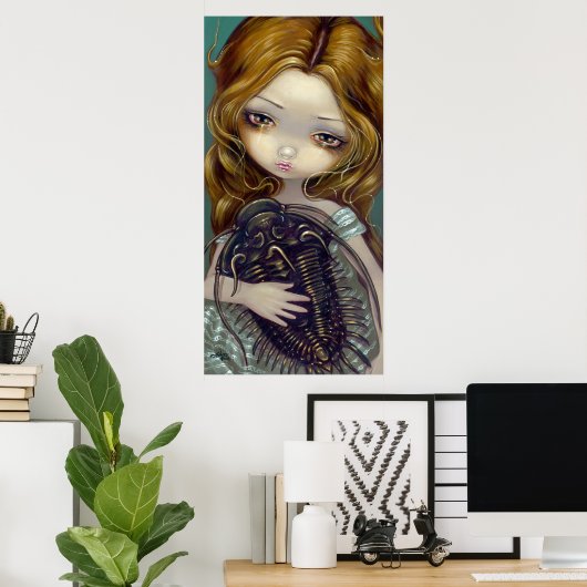 Poster Pet Trilobite imaginaire bas-fond Art Imprimer (Bureau à domicile)
