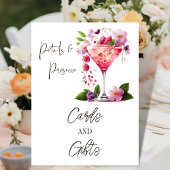 Poster Petal Prosecco Fête des mariées Florale Cadeau Pla
