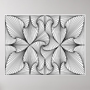 Poster Pétale lunaire