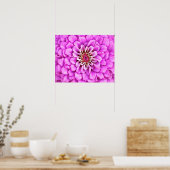 Poster Pétale rose violet éclatement de pétales Art photo (Cuisine)