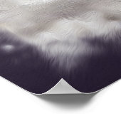 Poster Pétales bleu violet (Coin)