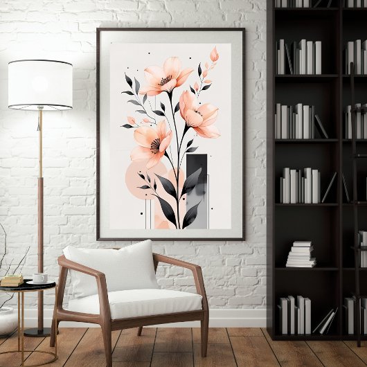 Poster Pétales en équilibre