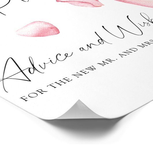 Poster Pétales et Procuco - conseils et souhaits (Coin)