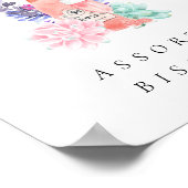 Poster Pétales et Prosecco Fête des mariées Champagne (Coin)