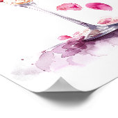 Poster Pétales imprimables Procuco Bienvenue à la Fête de (Coin)