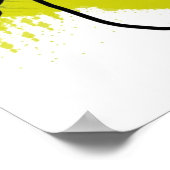 Poster Pétales verts Imprimer (Coin)