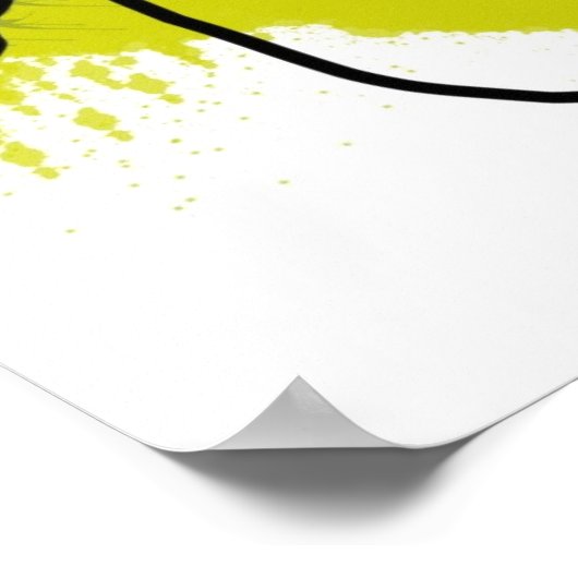 Poster Pétales verts Imprimer (Coin)