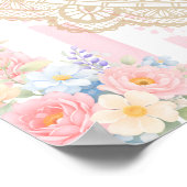 Poster Petals and Prosecco Bridal Shower Welcome (Coin)