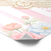 Poster Petals and Prosecco Pink Bridal Shower Welcome (Coin)