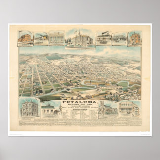 Poster Petaluma, CA. (1314A)