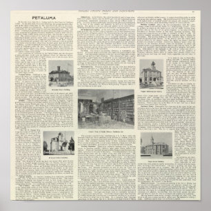 Poster Petaluma, la Californie