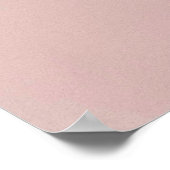 POSTER PETAUX DE FLEURS ROSES ET BLANCHES (Coin)