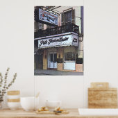 Poster Pete Fountain's Club, Nouvelle-Orléans (Cuisine)