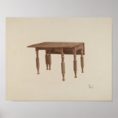 Poster Peter C. Ustinoff Gateleg Table c. 1942 (Devant)