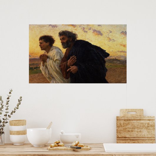 Poster Peter et John Running (Cuisine)