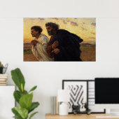 Poster Peter et John Running (Bureau à domicile)