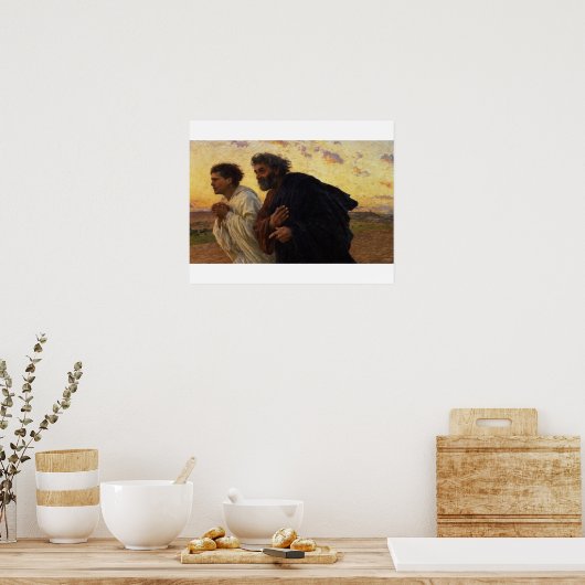 Poster Peter et John Running (Cuisine)