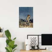 Poster Peter Jouait Sa Flûte (Bureau à domicile)