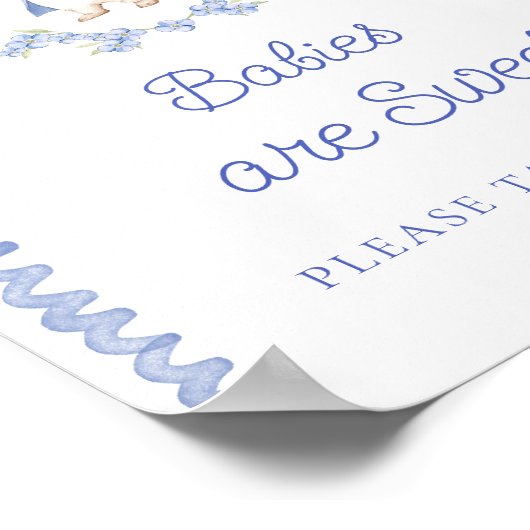 Poster Peter Lapin Bébé Bébé sont doux Prenez un traiteme (Coin)