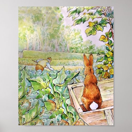 Poster Peter le lapin dans le Vegie Garden de M. Mc Grego (Devant)