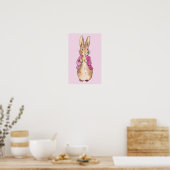 Poster Peter le lapin en rose (Cuisine)