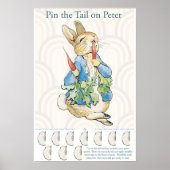 Poster Peter le lapin Pin the Tail on Bunny Game (Devant)
