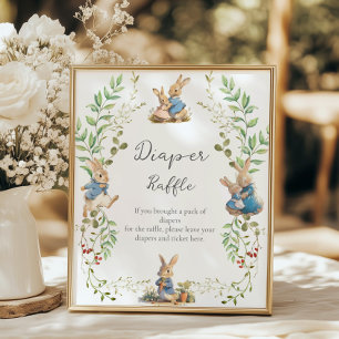 Poster Peter le rabbit Déchet botanique