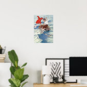 Poster Peter Pan et Tinker Bell par Alice B. Woodward (Bureau à domicile)
