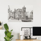 Poster Peter Pan Statue Kirriemuir Écosse 2007 (Bureau à domicile)