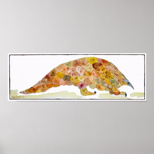 Poster Peter Pangolin (Devant)