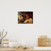 Poster Peter Paul Rubens - Bacchanal (Cuisine)
