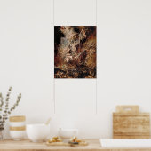 Poster Peter Paul Rubens - Chute des Damnés (1620) Post (Cuisine)