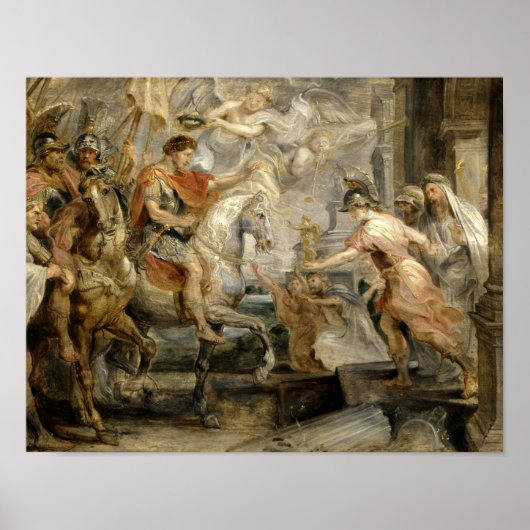 Poster Peter Paul Rubens - Entrée triomphante de Constant (Devant)