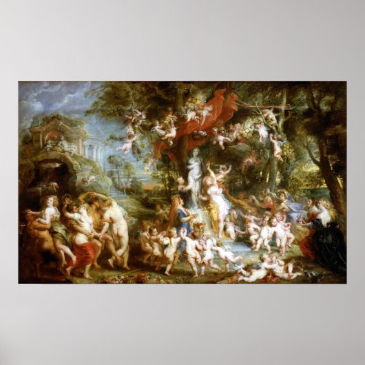Poster Peter Paul Rubens La fête de Vénus (Devant)