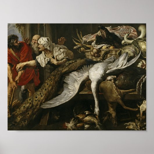 Poster Peter Paul Rubens - La reconnaissance du philosoph (Devant)